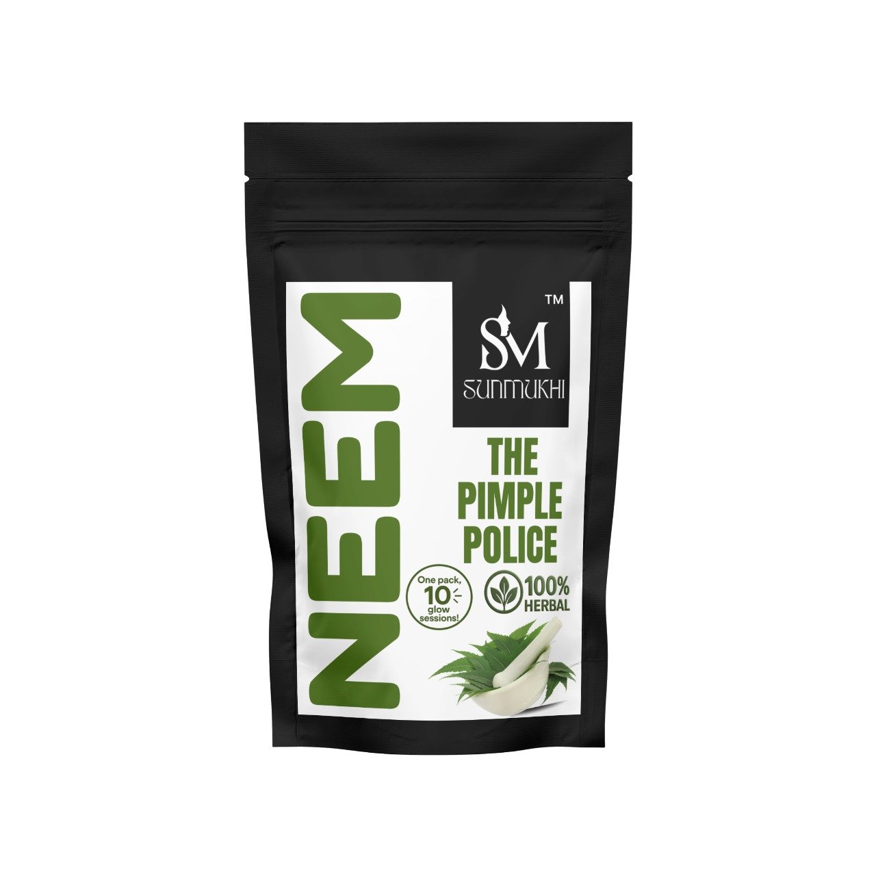 The Pimple Police - 100gm Neem Face Pack for Men & Women - Image 5