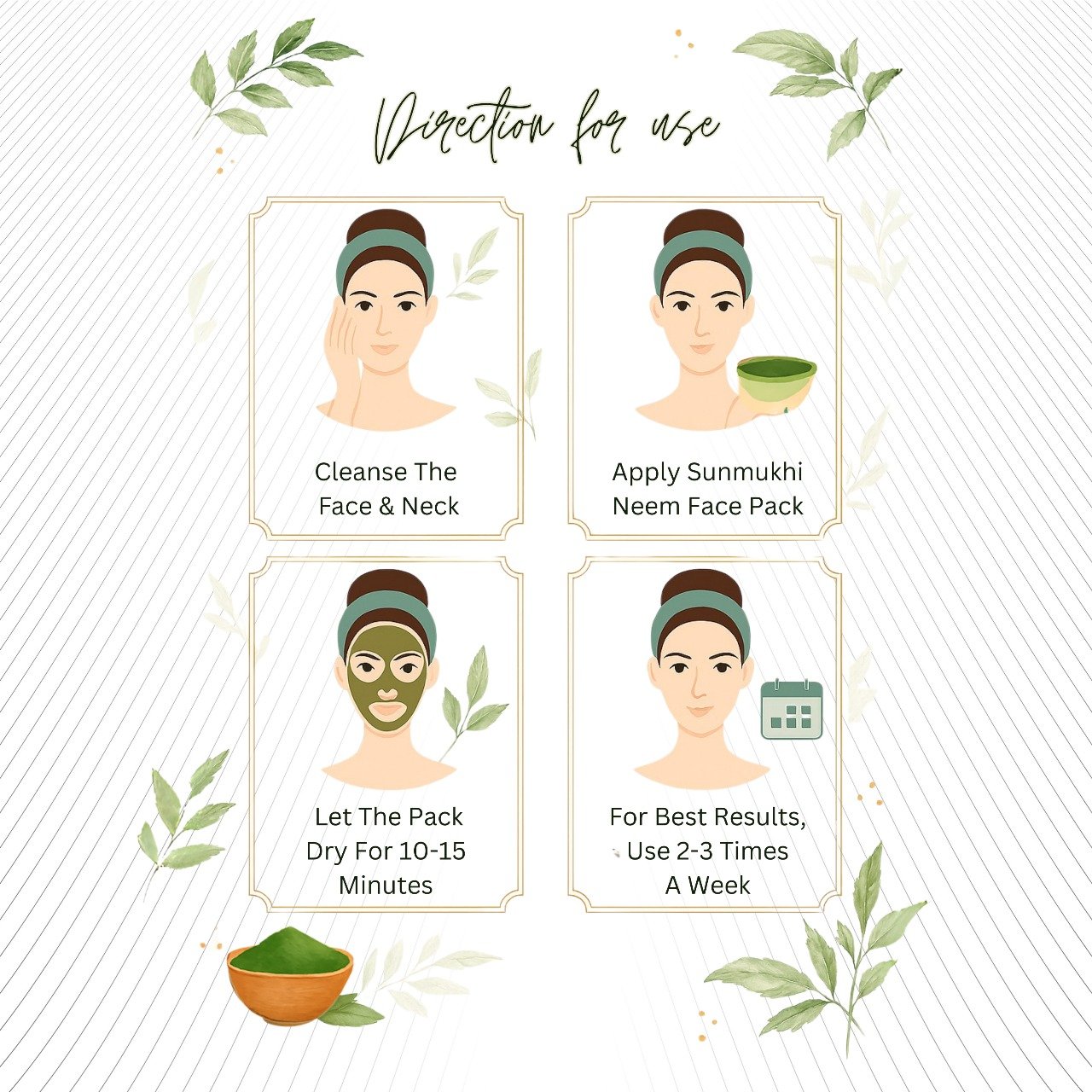 The Pimple Police - 100gm Neem Face Pack for Men & Women - Image 4